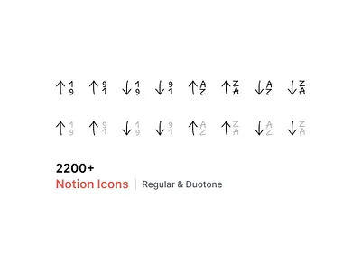 2200+ Notion Icons - Overflow Design figma free freebie icon iconography iconpack icons iconset illustration notion notion icons notion template sketch svg ui icon vector web icon