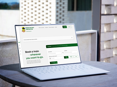 Modern Train Booking Desktop UI dailyui typography ui ux
