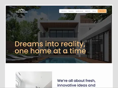 Home builder - website australia builder builders building company gsap home builder home page house builder landing page ui ui design uxui webdesign website