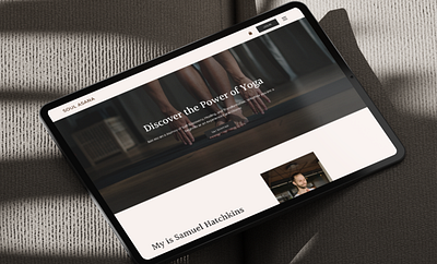 Soul Asana design development figma ui ux webflow design webflow template webflow website yoga website