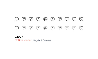 2200+ Notion Icons - Overflow Design app icon figma free freebie icon iconography iconpack icons iconset illustration sketch svg ui icon vector web icon