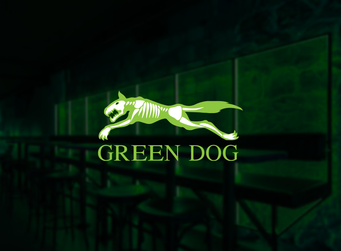 Green Dog Bar Rebranding by Polina on Dribbble