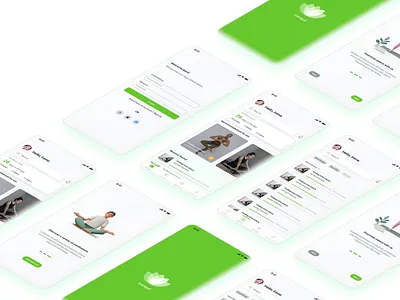 Fitness app app design illustration ux