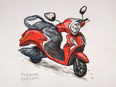 Yamaha Fascino bike fascino motorcycle vokama yamaha