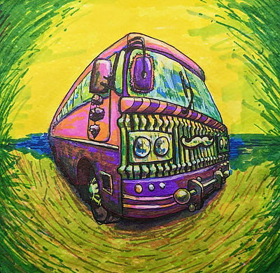 Indian bus bus illustration india vokama