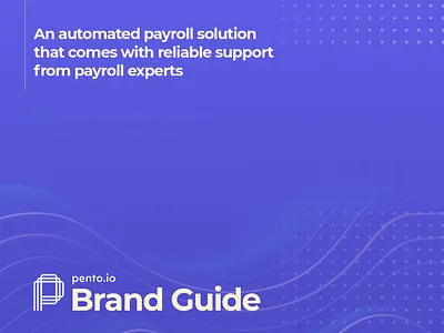 Pento: Brand Guide study brand guide branding design font pento photoshop typography visual