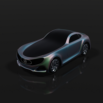 Mercedes AMG GT Future Concept 3d 3dmodel blender3d