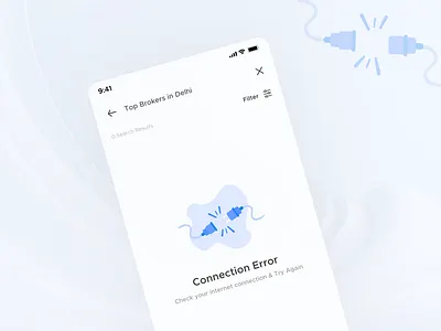 Error & Empty Pages Mobile App UI Design connection error empty state empty state mobile app empty state ui error 404 error state error state mobile app error state ui error ui design mobile app ui design