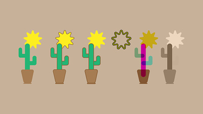 cactus illustration cactus design graphic design illustration vector