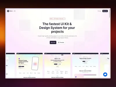 Blank Figma Design System branding craftwork design design system figma.components landing ui ui kit web website