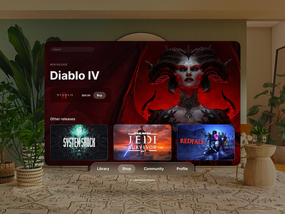 VisonOS App Design apple ar games spatial spatial design ui virtual reality vision pro visionos vr