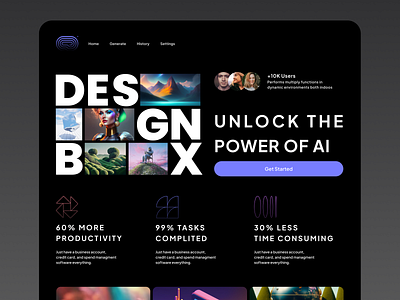 AI-based image generation platform ai design illustration ui ux