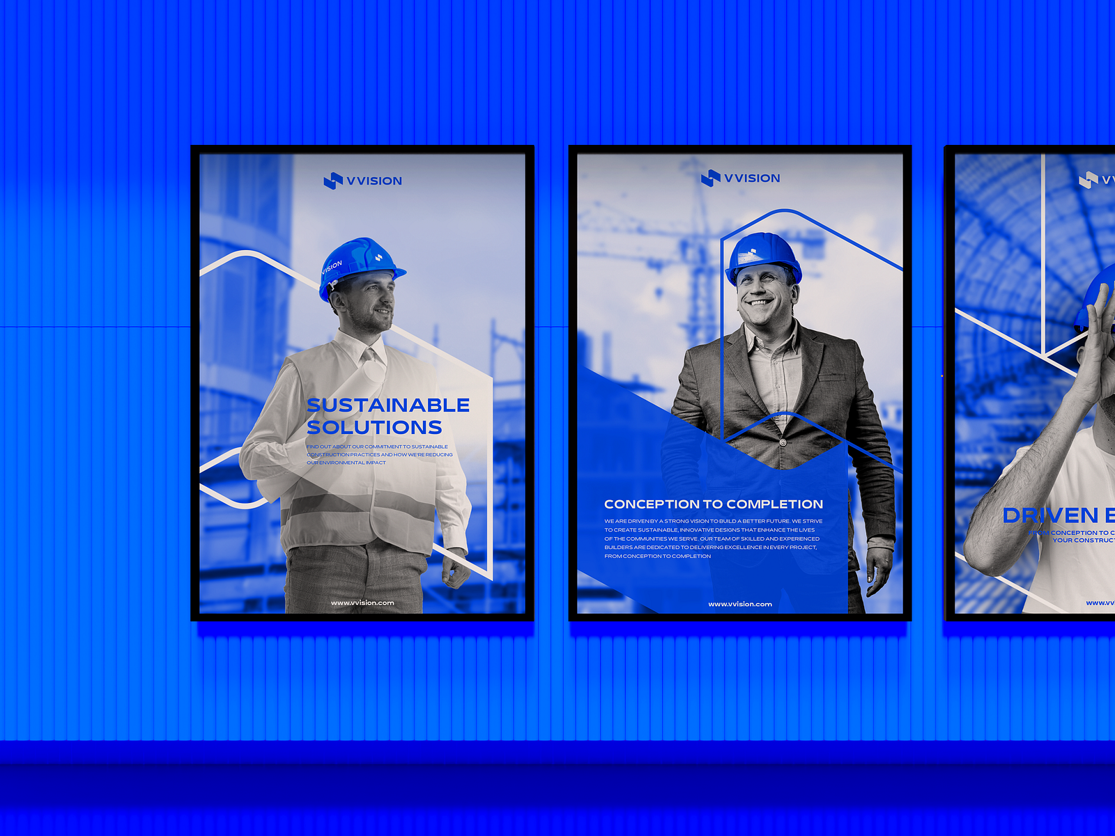 VVISION - Corporate Posters (Construction) by Hicham Nasri on Dribbble