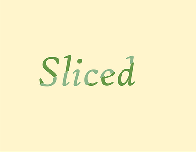 Sliced adobe adobeillustrator design graphic design illustration typography