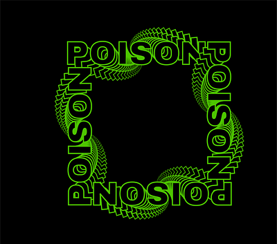 Poison adobe adobeillustrator design graphic design illustration typography