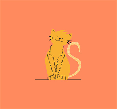 cat illustration design graphic design illustration vector