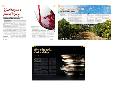 Layout design for Harvest SA magazine creative design editorial editorialdesign graphic design graphicdesigner layout layout design magazine magazine design magazine layout page design page layout