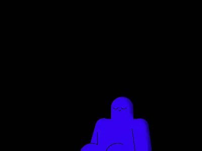 Inspiration striking ⚡ after effects animation beam blob character animation character design character rigging design gif gradient illustration loop motion motion graphics