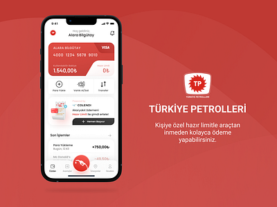 Turkish Petroleum balance branding design digital illustration logo mobile mobile ui mobile ux petroleum turkey ui ui design user experiance user interface ux ux design wallet