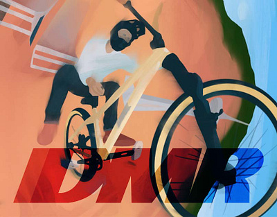 DMR Bikes - Promo animation & artwork advertising after effects animation art artwork bike design dirt extreme film graphic graphic art graphic design illustration motion graphics procreate promotion rotoscope sports