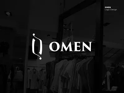 Omen Clothing Startup Business Logo Design branding business clothing company dress fabric jewelry logo logo design logo mark modern logo omen startup streetwear tailor ui usa logo