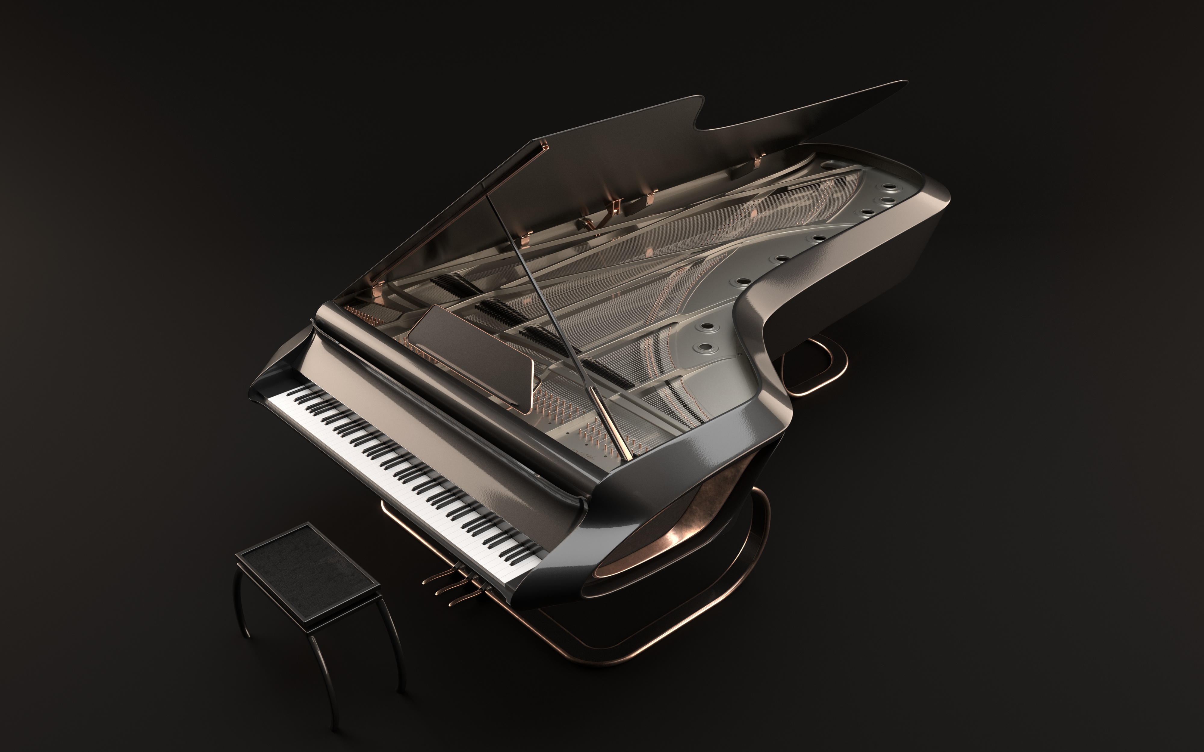 Piano concept - Original design by Johann Delestree on Dribbble