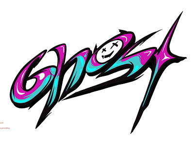 GHOST GRAFITTI TYPE LETTER art branding cartoon design ghost grafitti graphic illustration letter logo street text vector