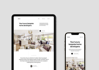 Luxury home building design figma typography ui ui ux design ux webdesign