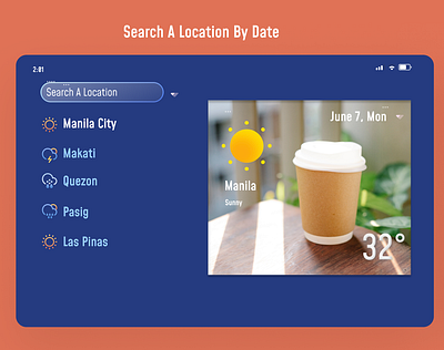 Weather Information Page info page ui weather