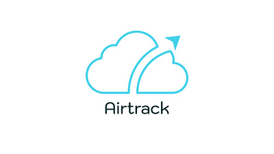 Airtrack — dailylogochallenge 2d adobeillustrator airline airlinelogo airtrack airtracklogo branding cloud cloudlogo dailylogochallenge design graphic design logo vector
