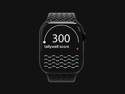 TallyWell App animation app store apple watch application biometric branding health health score app motion graphics product design ui ui design uiux ux ux design ux strategy watch app watch application web design website