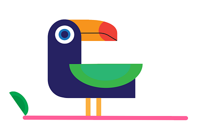 Bird design illustration