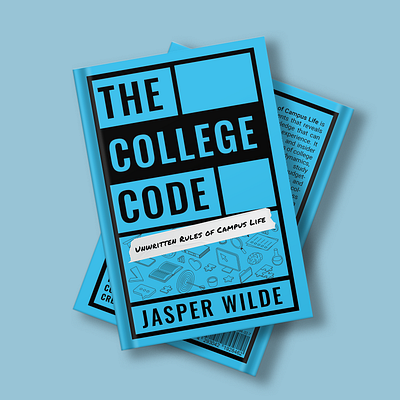 Book Cover Design - The College Code book cover design design graphic design typography vector