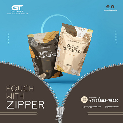 Zipper Packaging Post Design branding graphic design illustration logo ux