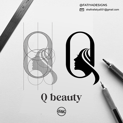 Q BEAUTY agency austraslia awesome logo beauty branding companylogo design dribbble fashion icon lettermark logo logos monogram logo q simple usa vector