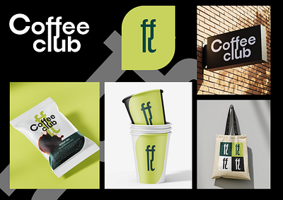 Coffee Club Branding bio branding coffee design graphic design illustration logo
