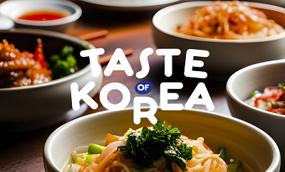 Taste of Korea | Brand Identity brand brand design brand identity brandguide branding brandstyle graphic design identity illustrator korea korean food korean restaurant koreancafe logo photoshop restaurant visual visual identity