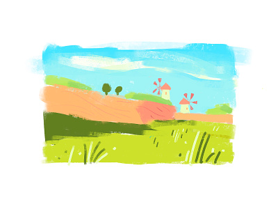field near hateno illustration
