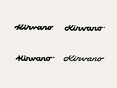 Kirvano branding calligraphy custom flow handlettering identity lettering logo logodesign logomaker logotype playful process script signature smart solid sophisticated type water