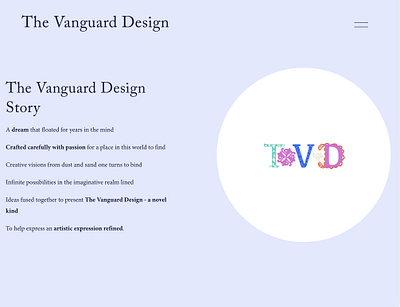 The Vanguard Design - Get to know me and how I work branding design illustration