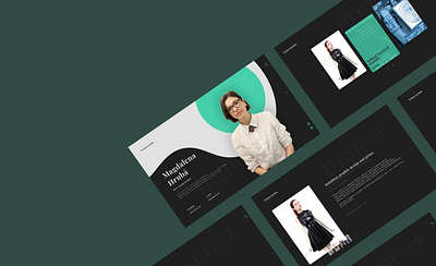 Personal portfolio┊Concept designer portfolio graphic design portfolio ui website