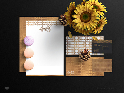 Crown Candy - ( Letterhead ) 12 of 12 branding business cards candy clean crown design food gold gold foil graphic graphic design icon illustration letterhead lettring logo restaurant script typography vector