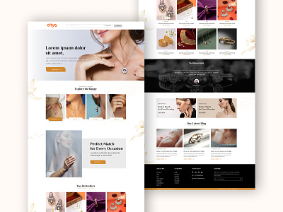 Jewelry eCommerce Website design ecommerse jewelrydesign jewelryecommerce jjewelry layout modernui ui uiuxforjewelry userexperience userinterface ux uxforjewelry webdesign website