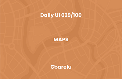 Daily UI 29/100 - Maps app branding design graphic design illustration logo typography ui vector