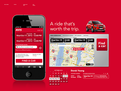 Car Rental Design System design design system illustration product design rental travel ui