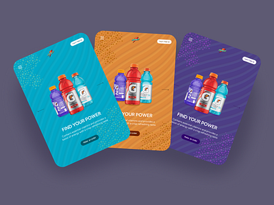 UX/UI design for energy drinks' website design drinks figma ui ux