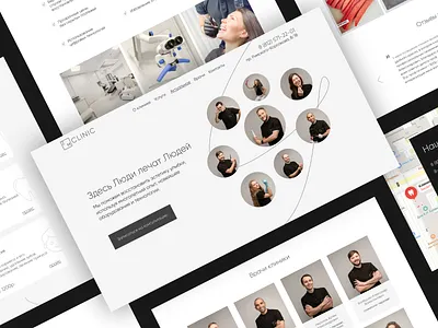 ZM CLINIC — dental clinic branding clinic dental dentist design doctor figma landing logo medical tilda tooth ui uidesign ux vector