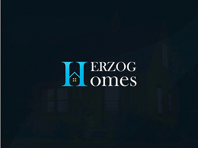 Creative Herzog & Homes Logo. best logo branding corporate logo custom logo design designboltage graphic design h latter logo herzog home herzog logo home home logo homes illustration latter logo logo logo maker logos minimalist logo two word logo