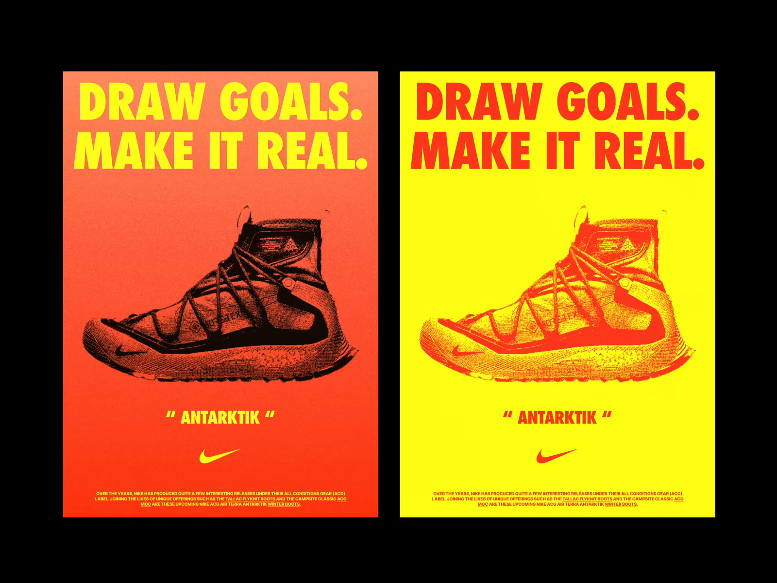 Aktentas aangenaam afgewerkt Nike shoes - Poster by Arsen Simonian on Dribbble
