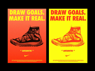 Nike shoes - Poster animation banner branding design follow graphic design illustration poster ui uiux